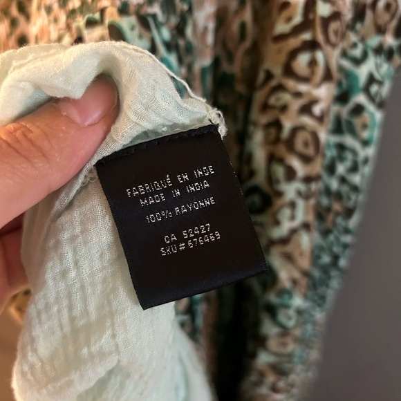 Leopard Print Asymmetrical Dress fairy whimsygoth maxi - Picture 4 of 4